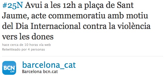 Twitter ayuntamiento Barcelona
