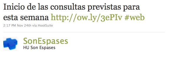 Twitter Hospital Son Espases