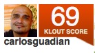 Klout de Carlos Guadián