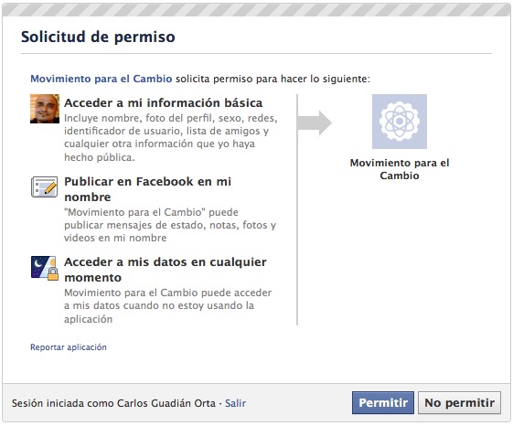 ceder espacio facebook al PP ceder espacio facebook al PP